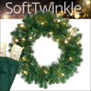 Oregon Fir SoftTwinkle Prelit Commercial LED Holiday Wreath, Warm White Lights