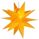 Aurora Superstar TM LED Fold-Flat Yellow Moravian Star Light, Outdoor Rated 