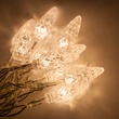 Battery Operated Mini C6 LED String Lights, 20 Warm White Lights