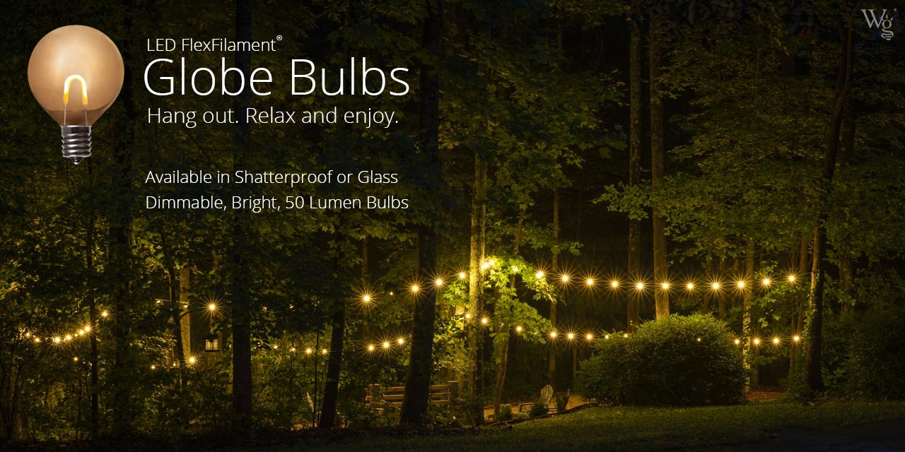 FlexFilament LED Globe Lights