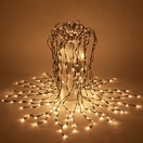 Brown Falling Willow Lighted Branches with Warm White LED Lights, 1 pc