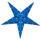 Aurora Superstar TM LED Fold-Flat Blue 5 Point Star Light, Outdoor Rated 