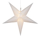Aurora Superstar TM LED Fold-Flat White 5 Point Star Light, Outdoor Rated 