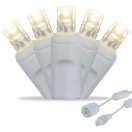 WeatherPRO<sup>TM</sup> 5mm Warm White LED Christmas Lights, White Wire