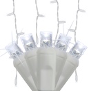5mm Cool White Twinkle LED Icicle Lights