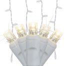 5mm Warm White Twinkle LED Icicle Lights