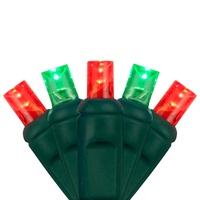 Red & Green LED Mini Christmas Lights for Wrapping Trees