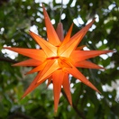 14" Amber LED Moravian Star