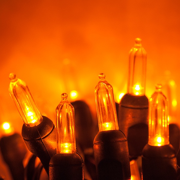 Orange Halloween Lights