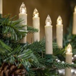3.5" Dimmable LED Christmas Tree Candles with Remote, Set of 10