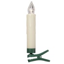 3.5" Dimmable LED Christmas Tree Candles with Remote, Set of 10