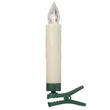 3.5" Dimmable LED Christmas Tree Candles with Remote, Set of 10