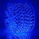 Blue LED Rope Light, 2 Wire 1/2", 120 Volt