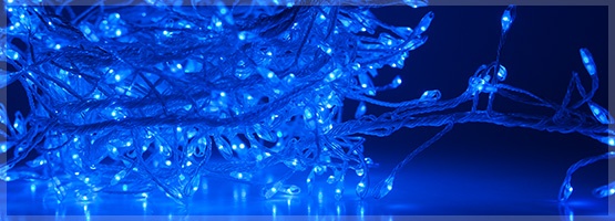 Blue LED Light Strings