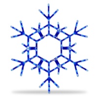 Blue Snowflake Lights
