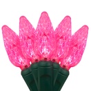  C6 Pink LED String Lights