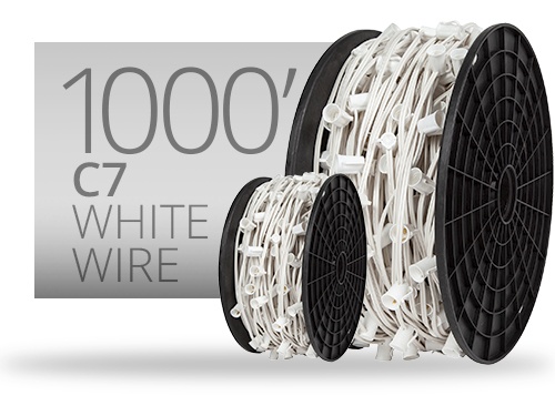 White 1000' C7 Light Stringers