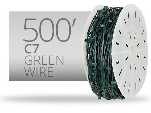 500' Green C7 Light Stringers
