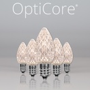 C7 Warm White OptiCore&reg LED Christmas Light Bulbs