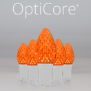 C7 Amber OptiCore&reg Commercial LED Halloween String Lights