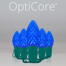 C7 Blue OptiCore&reg Commercial LED Christmas String Lights
