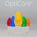 C7 Multicolor Twinkle OptiCore&reg Commercial LED Christmas String Lights