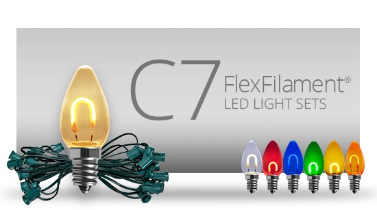 C7 FlexFilament Christmas Light Sets
