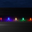 C7 Multicolor Smooth OptiCore Commercial LED Christmas String Lights, 25 Lights, 25'