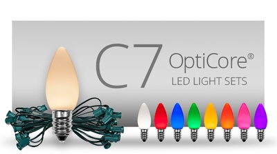 C7 OptiCore Smooth Christmas Light Sets