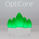C7 Green Smooth OptiCore&reg Commercial LED Christmas String Lights