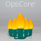 C7 Gold Smooth OptiCore&reg Commercial LED Christmas String Lights