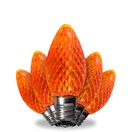 Kringle Traditions TM C7 Amber / Orange LED Christmas Light Bulbs