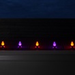 C7 Amber / Purple Smooth OptiCore Commercial LED Halloween String Lights, 50 Lights, 50'