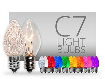 C7 Christmas Light Bulbs