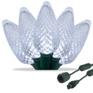 Commercial Cool White C9 LED Christmas Lights