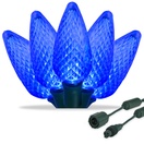 Commercial Sapphire Blue C9 LED Christmas Lights