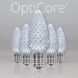 C9 Cool White OptiCore&reg LED Christmas Light Bulbs, Box of 25