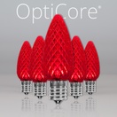 C9 Red OptiCore&reg LED Christmas Light Bulbs