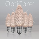 C9 Twinkle Warm White OptiCore&reg LED Christmas Light Bulbs
