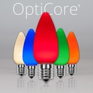 C9 Multicolor Smooth OptiCore&reg LED Christmas Light Bulbs