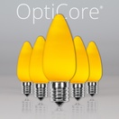 C9 Gold Smooth OptiCore&reg LED Christmas Light Bulbs