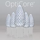 C9 Cool White OptiCore&reg Commercial LED Christmas String Lights