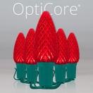 C9 Red OptiCore&reg Commercial LED Christmas String Lights