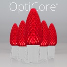 C9 Red OptiCore&reg Commercial LED Christmas String Lights