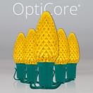 C9 Gold OptiCore&reg Commercial LED Christmas String Lights
