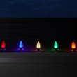 C9 Multicolor Smooth OptiCore Commercial LED Christmas String Lights, 25 Lights, 25'