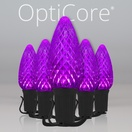 C9 Purple OptiCore&reg Commercial LED Halloween String Lights