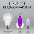 C9 Purple OptiCore&reg LED Christmas Light Bulbs