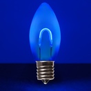 C9 Blue Shatterproof FlexFilament&reg LED Vintage Christmas Light Bulbs