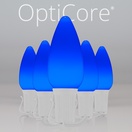 C9 Blue Smooth OptiCore&reg Commercial LED Christmas String Lights
